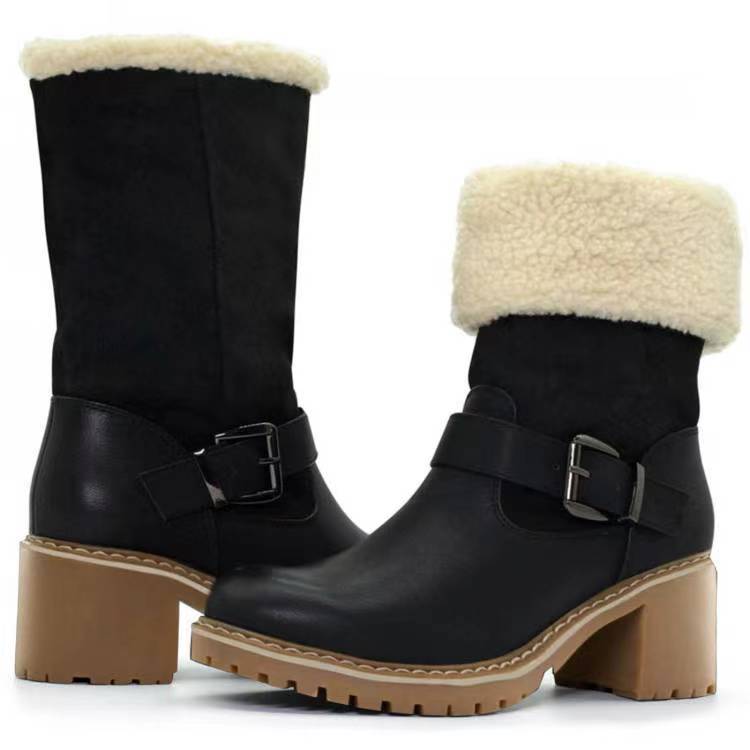 Winter Round Toe Boots For Women