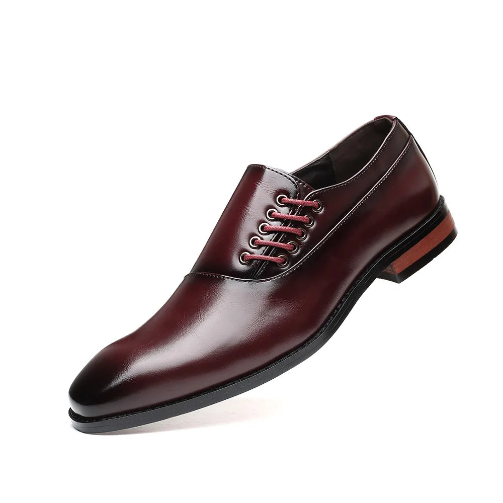 Bertolini Genuine Leather Oxford Shoes