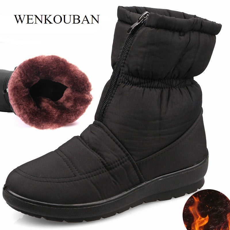 thick women snow boots