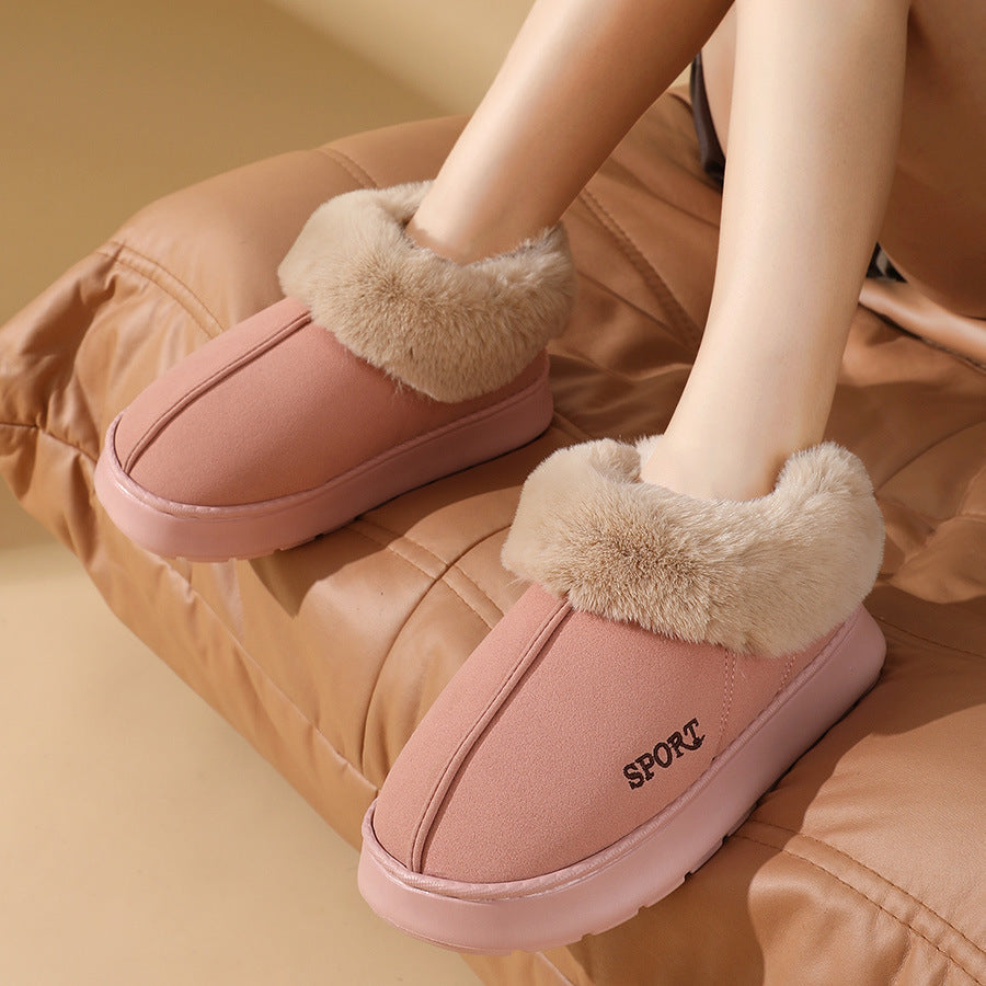 Plush Fur Shoes For Women