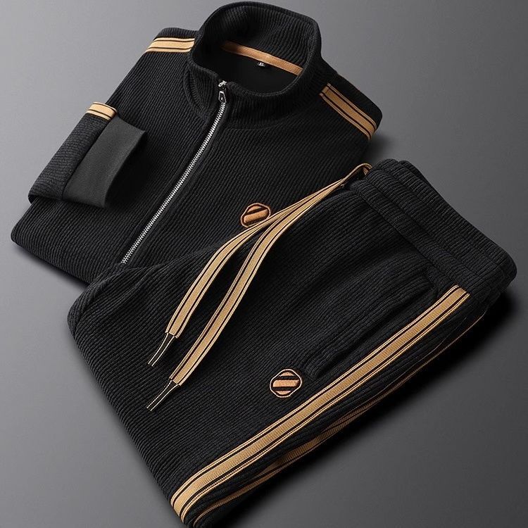 Luxury Corduroy Tracksuit Set