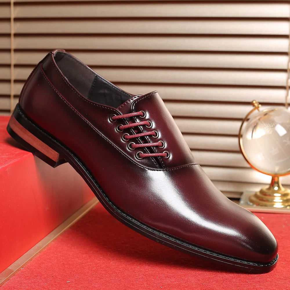 Bertolini Genuine Leather Oxford Shoes