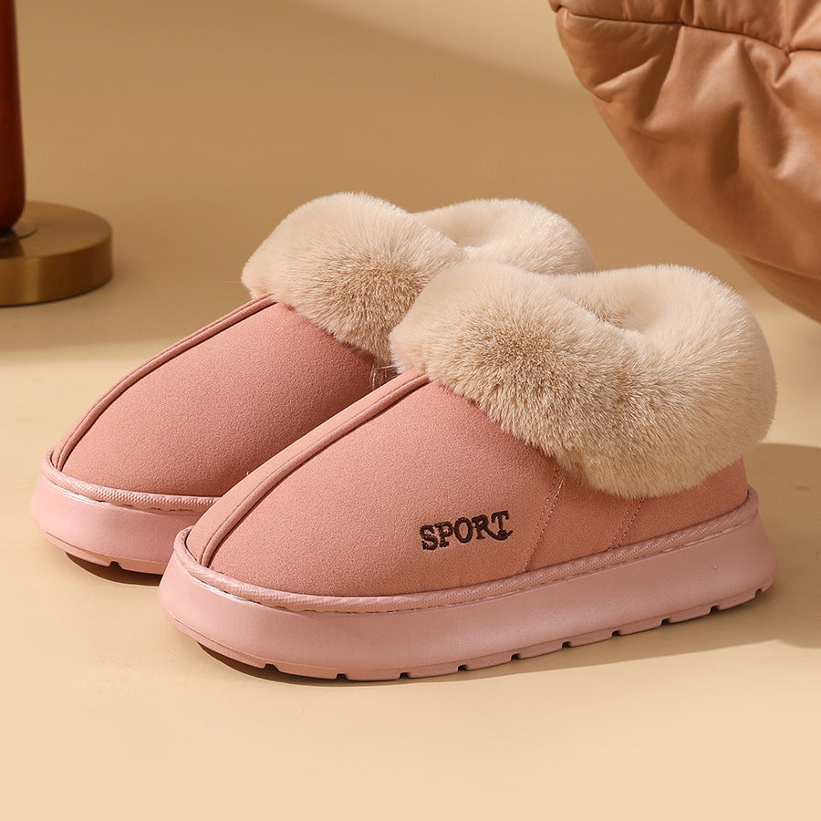 Plush Fur Shoes For Women