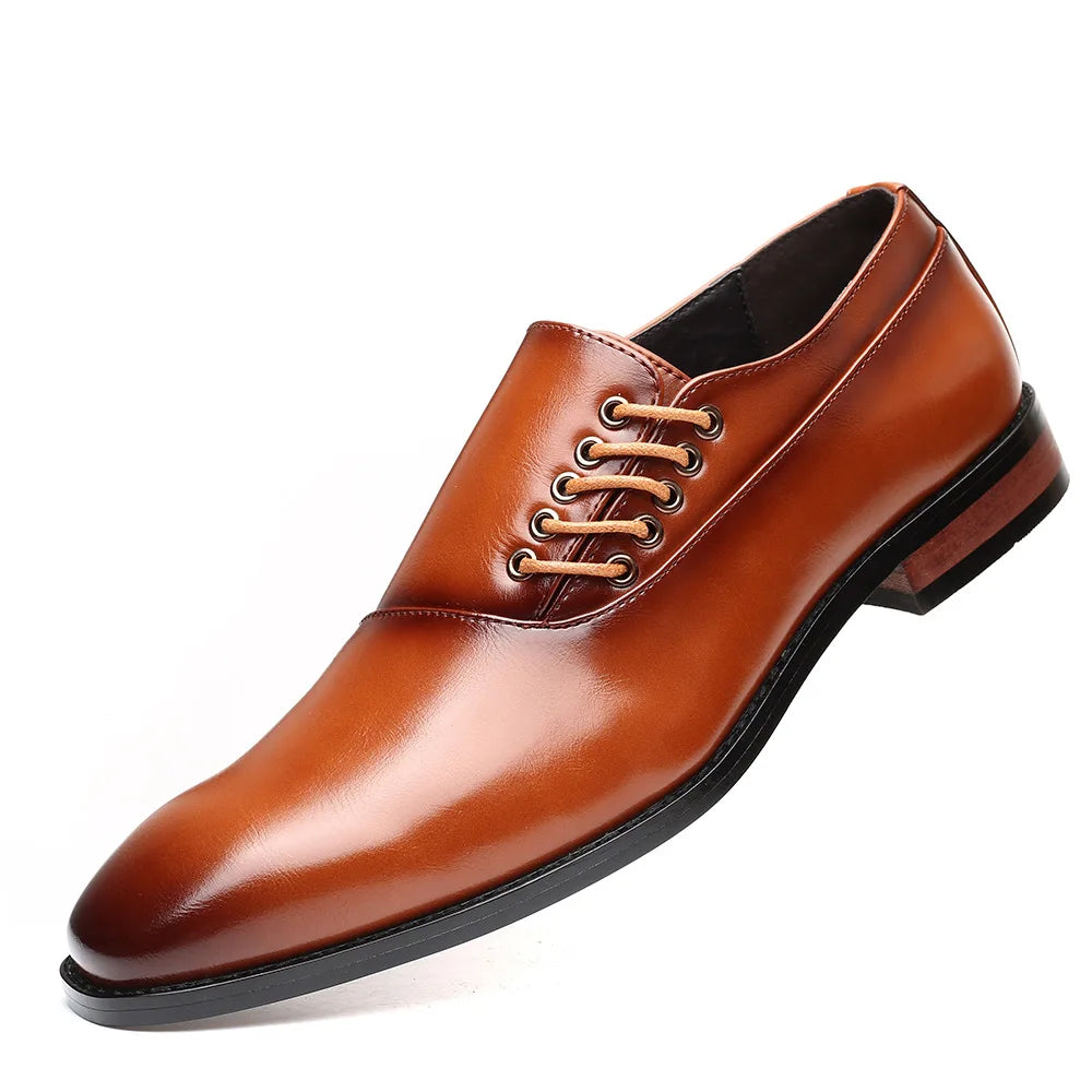 Bertolini Genuine Leather Oxford Shoes